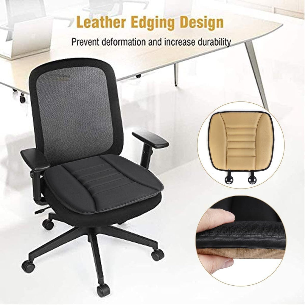 Seat Cushion, Car Seat Cushion Memory Foam Cushion Soft Driver Seat Pad, Non Slip Car Seat Protector Comfort Universal for Home Car Office Chair Use - 1Pack