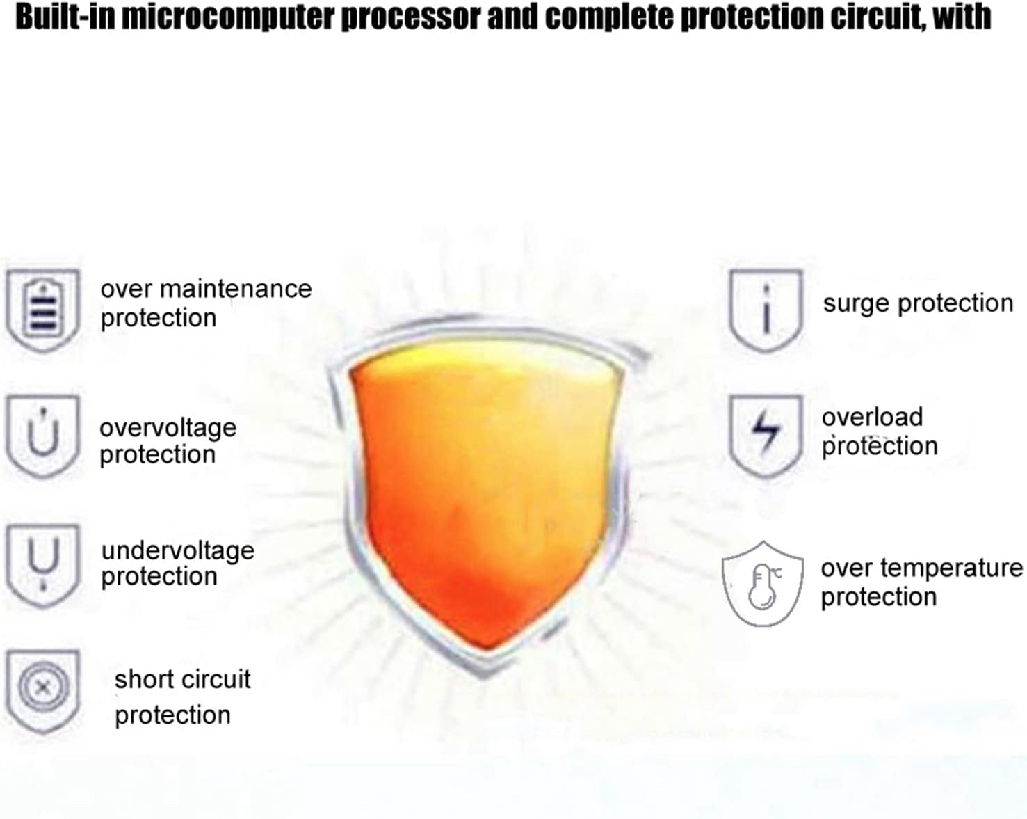 Vehicle Power Inverters, 4000W DC 12/24V to AC 220V LCD Display Car Modified Sine Wave Power Inverter Converter