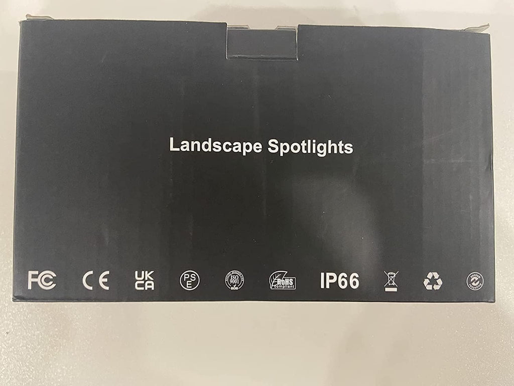 Outdoor Garden Landscape Lights 500LM Spike Lights LED Landscape Spotlights IP66 Waterproof Lawn Light Decorative Light for Garden Lawn Landscape Patio Backyard Warm White 4 Pack 1M Cable