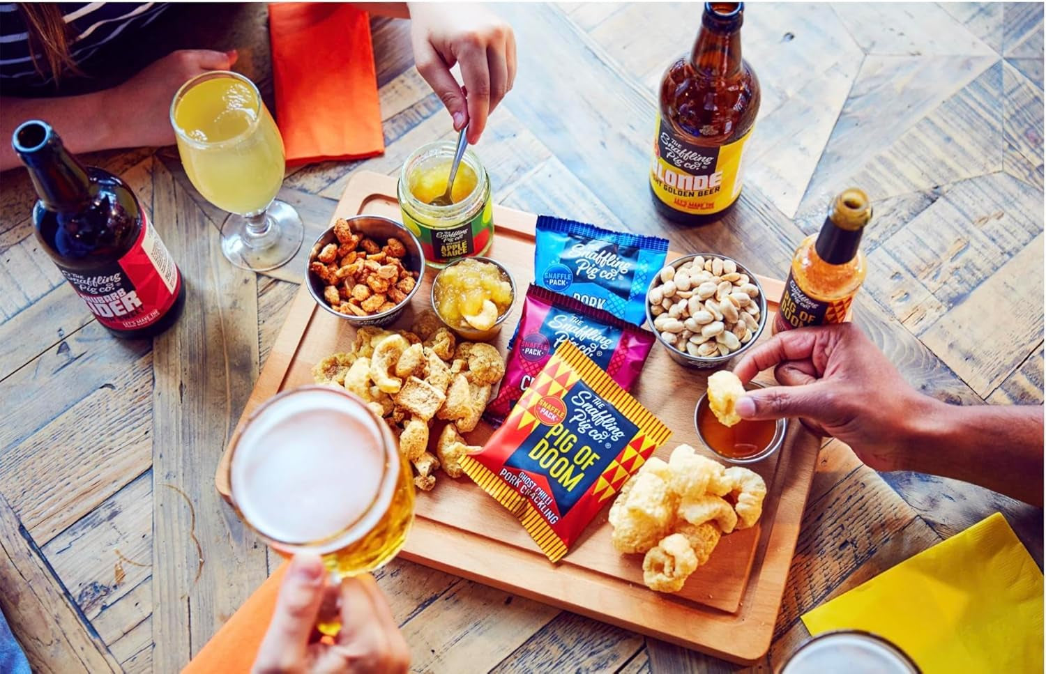 Pork Crackling, Merry Piggin' Christmas Advent Calendar, 240 G (Pack of 1)