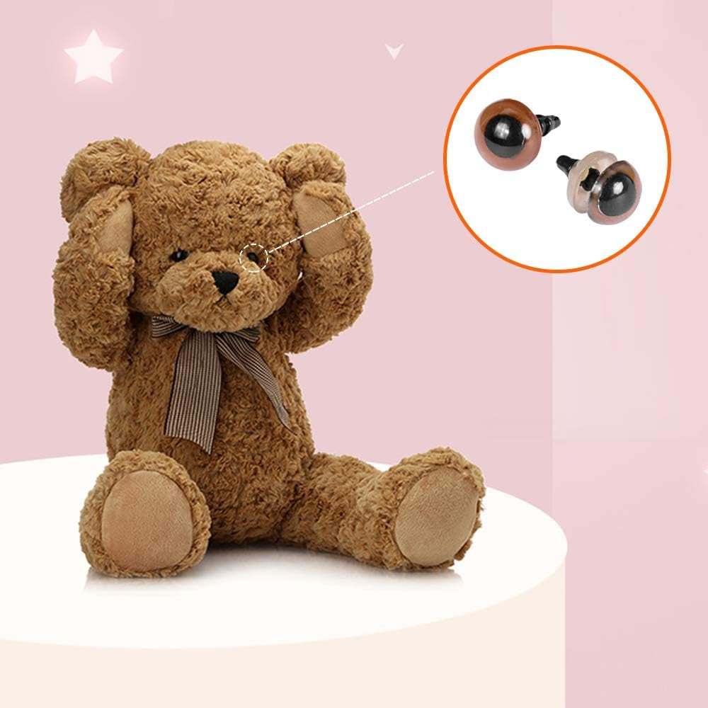 Safety Eyes and Noses, 560PCS Included Colourful Craft Doll Eyes 170Pcs (6-14Mm) Safety Nose in Various Size 110Pcs Washers 280Pcs, Animal Safety Eyes for Toys Making Knitted Plush…