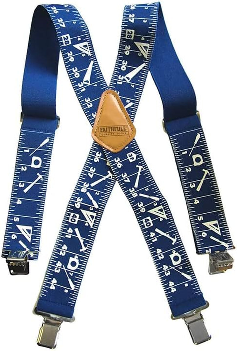 Heavy-Duty Braces, 2 Inch (50Mm) Wide, Industrial Strength, Adjustable Fit – Blue