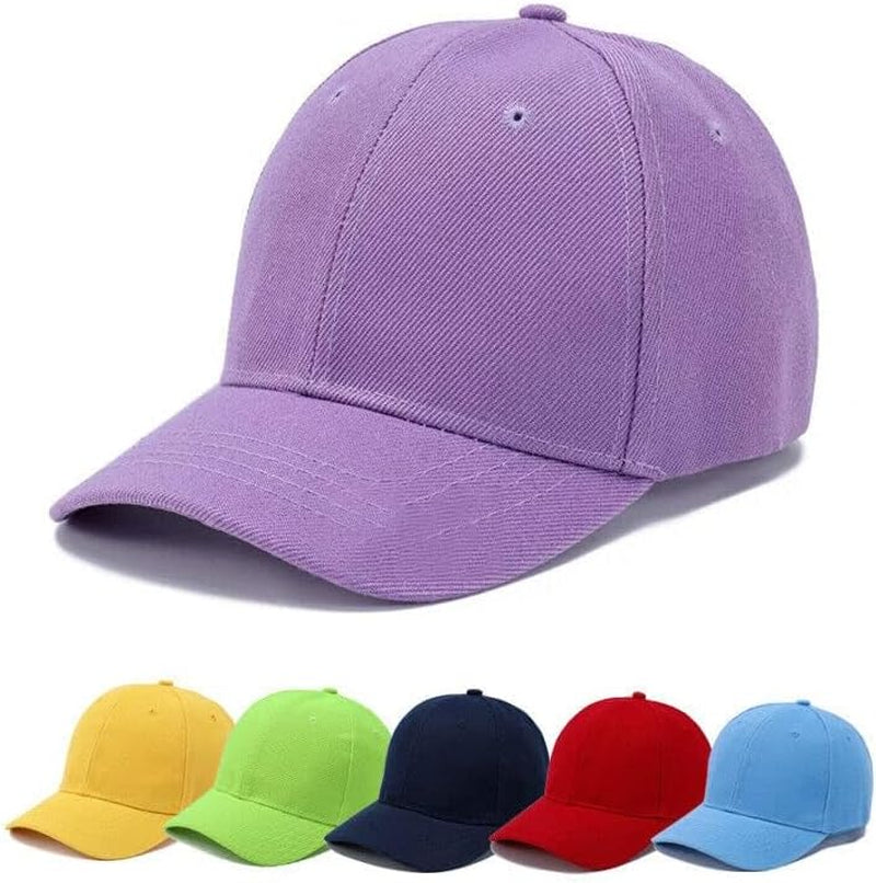 Kids Boy Girl Baseball Cap Hat Soft Cotton Lightweight Adjustable Size for 2-9 Years