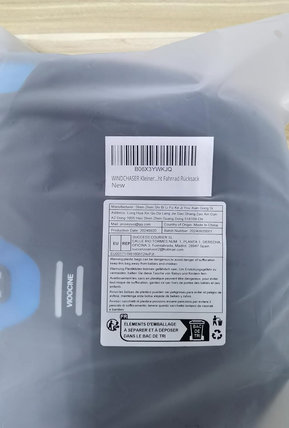 Cycling Backpack, 10L Bicycle Backpack Waterproof Breathable Bag for Outdoor Travel Hiking Climbing Biking Running Skiing (Blue)