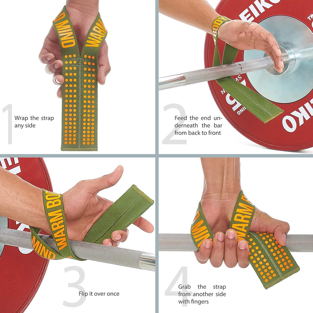 V1 Lifting Wrist Straps for Olympic Weightlifting, Rated at 660 Lb, for Weight Lifting Bodybuilding Powerlifting Deadlift Gym Fitness Crossfit, Hand Grips, Heavy Duty