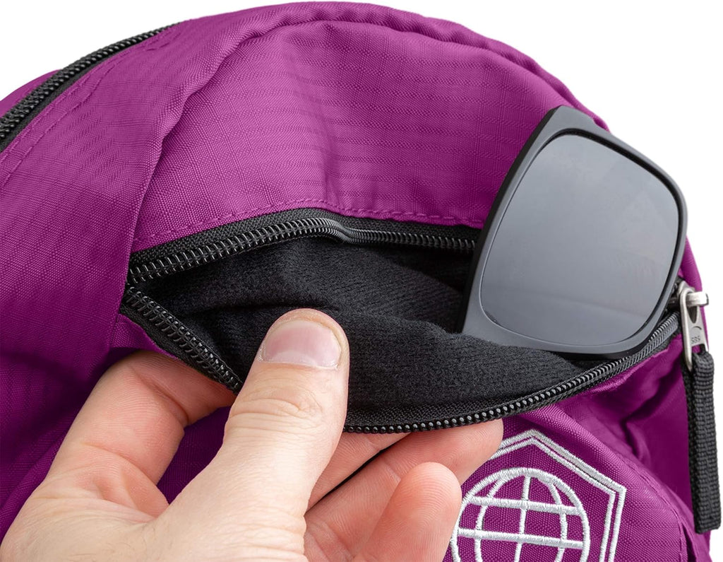 Traveling Backpack- Foldable Collapsible Lightweight Backpack for Travel (Leila Purple) 35 Liters